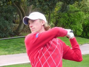 Kristian Nielsen der spiller golf
